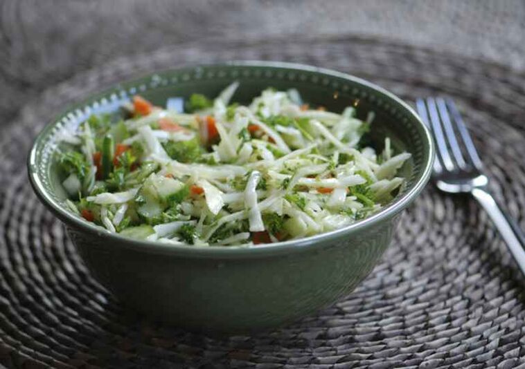 Coleslaw for gout