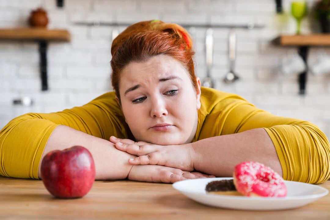Avoid sweets in favor of fruit if you are overweight